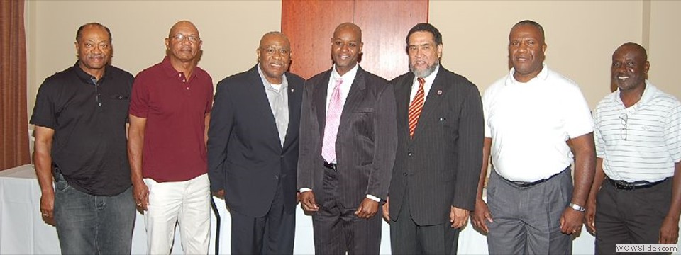 TUAHOF Annual Meeting - Inductees greeted by President Rochon